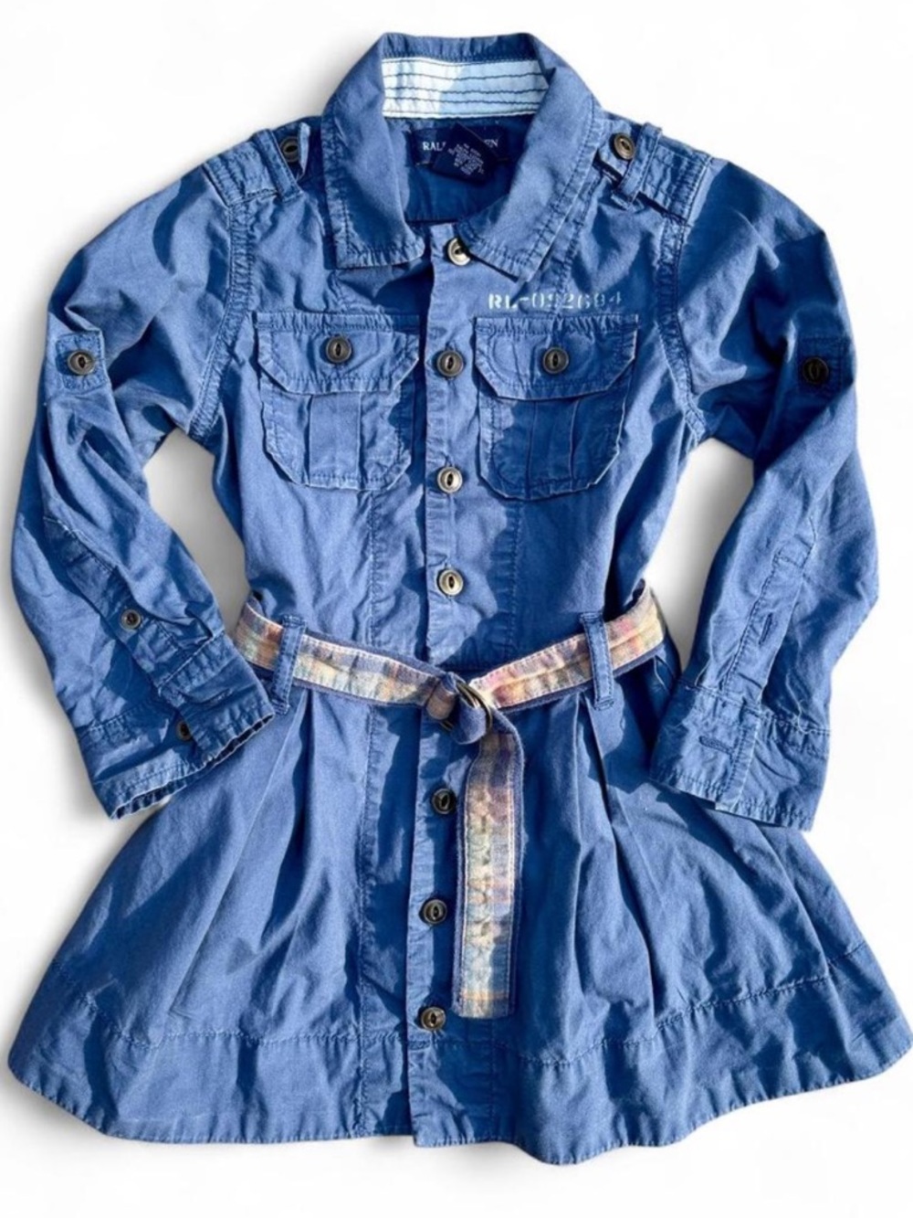 VINTAGE Ralph Lauren Utility Dress — Size 2T